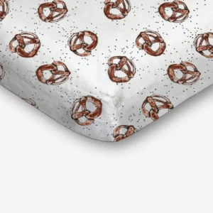 Musselin-Spannbettlaken "Eliane" 90x200 cm • Brezel
