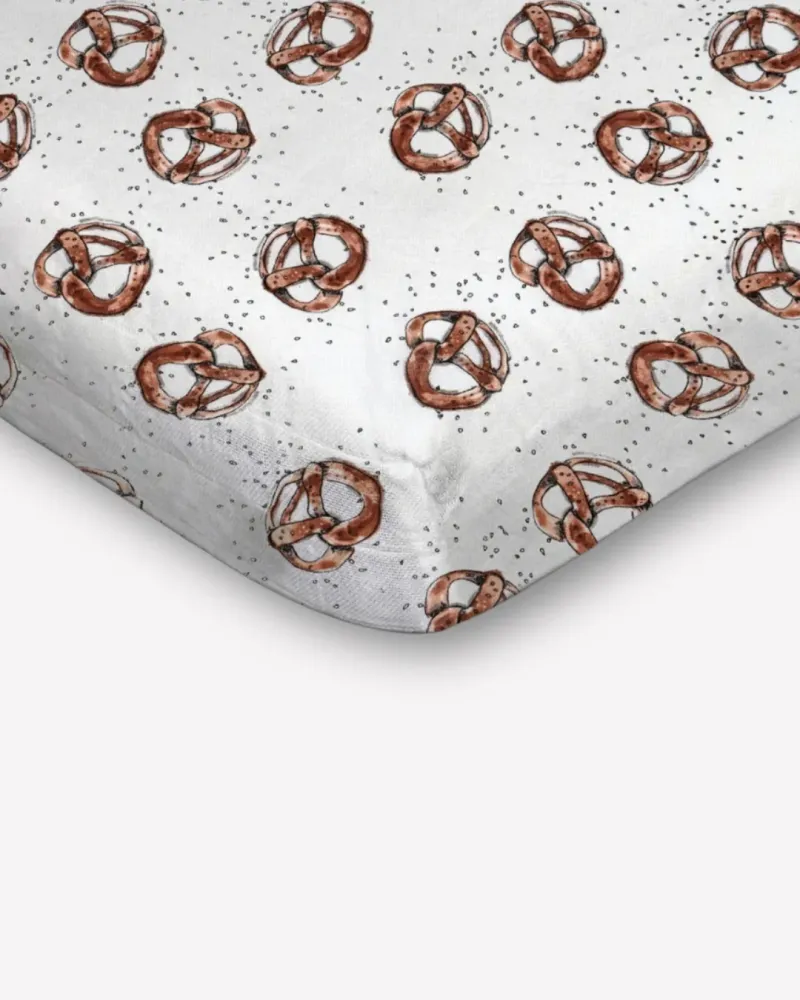 Musselin-Spannbettlaken "Eliane" 90x200 cm • Brezel