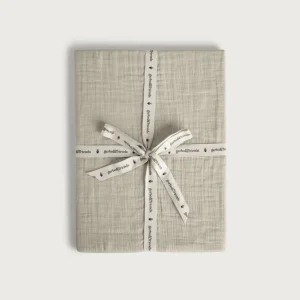 Spannbettlaken 60x120cm - muslin fitted sheet Thyme - Garbo & Friends