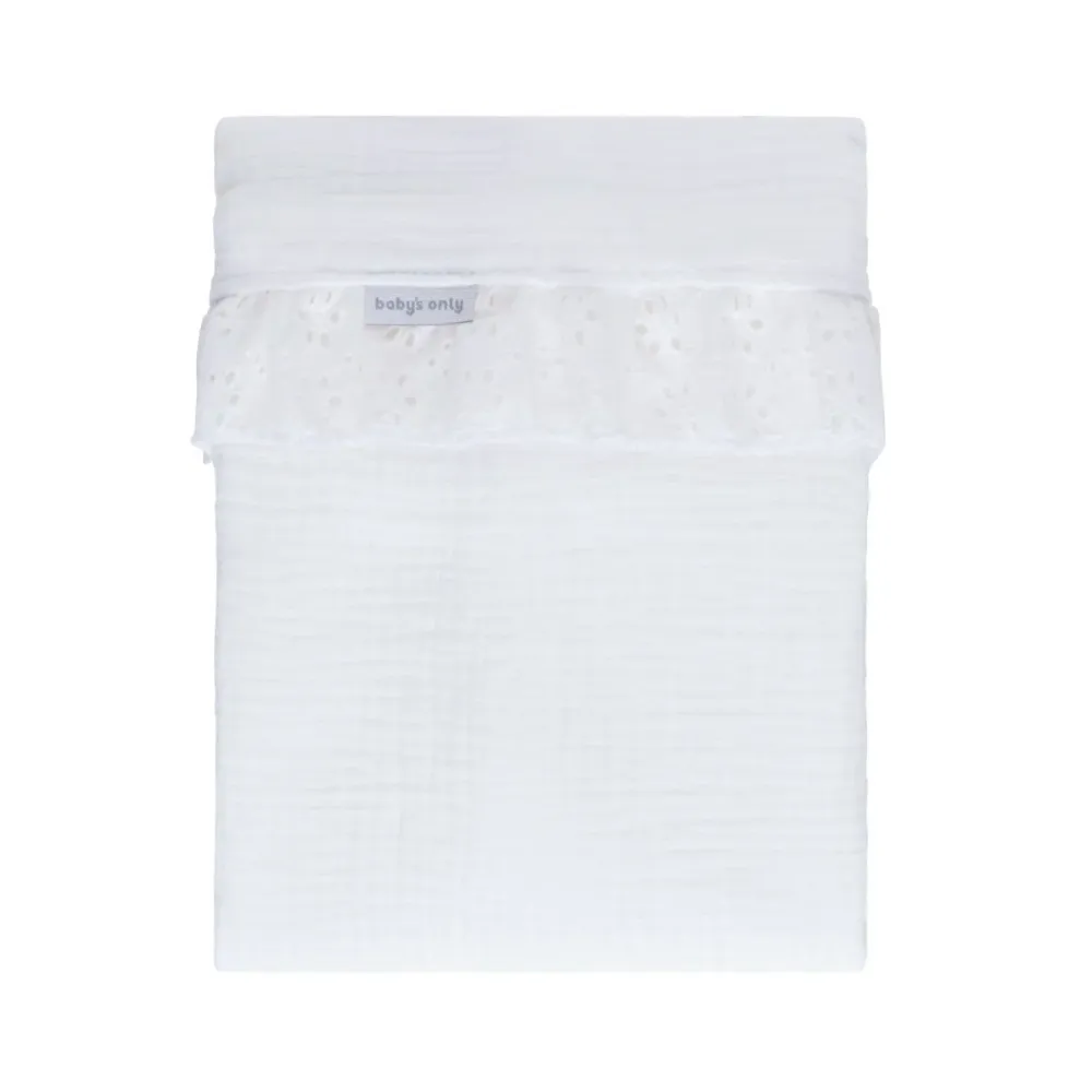 <tc>Baby's Only</tc> Bettlaken Calm White mit Rüsche