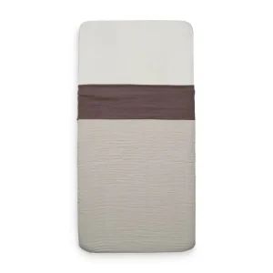 <tc>Jollein</tc> Bettlaken Geknitterte Baumwolle Kastanie 120x150cm
