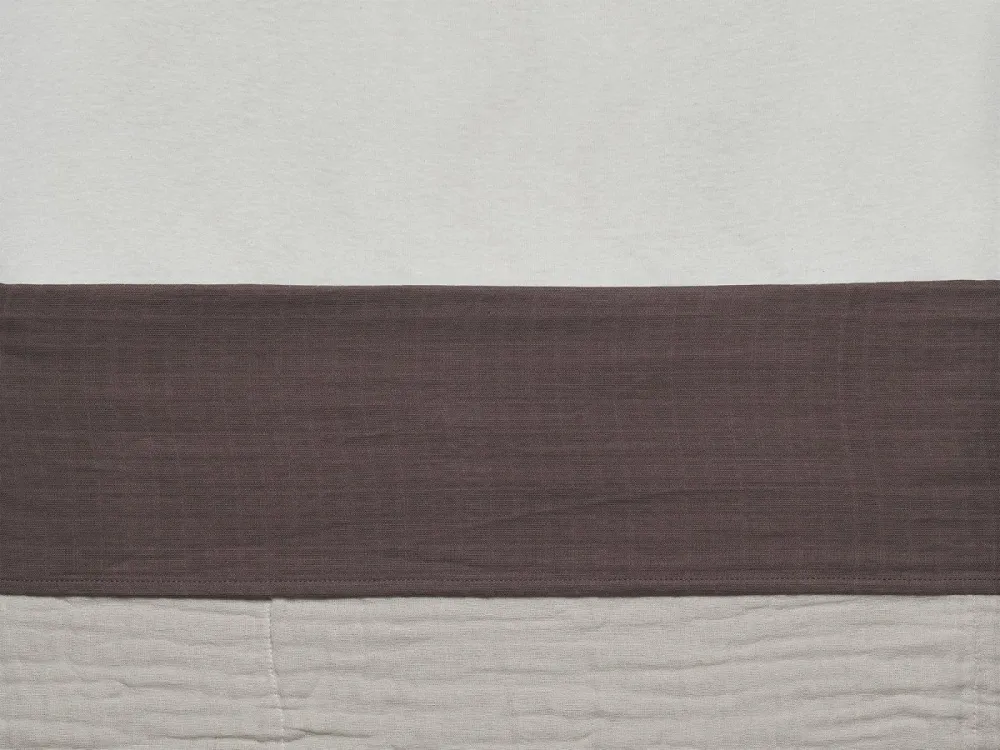 Jollein Bettlaken Geknitterte Baumwolle Kastanie 120x150cm