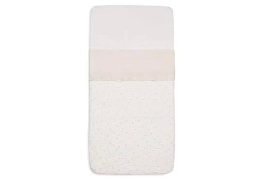 Jollein Bettlaken Ruffle Natural 120X150cm