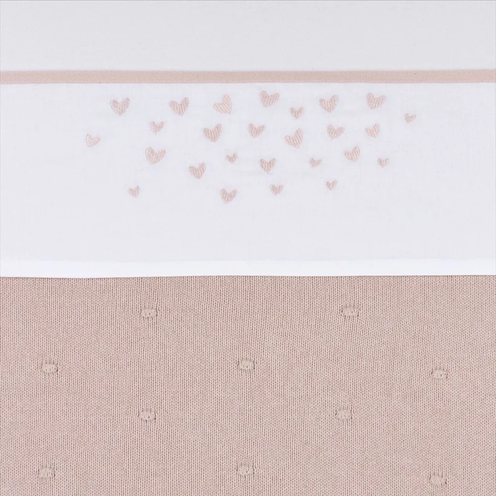 <tc>Meyco</tc> Bettlaken Hearts Soft Pink 100X150cm