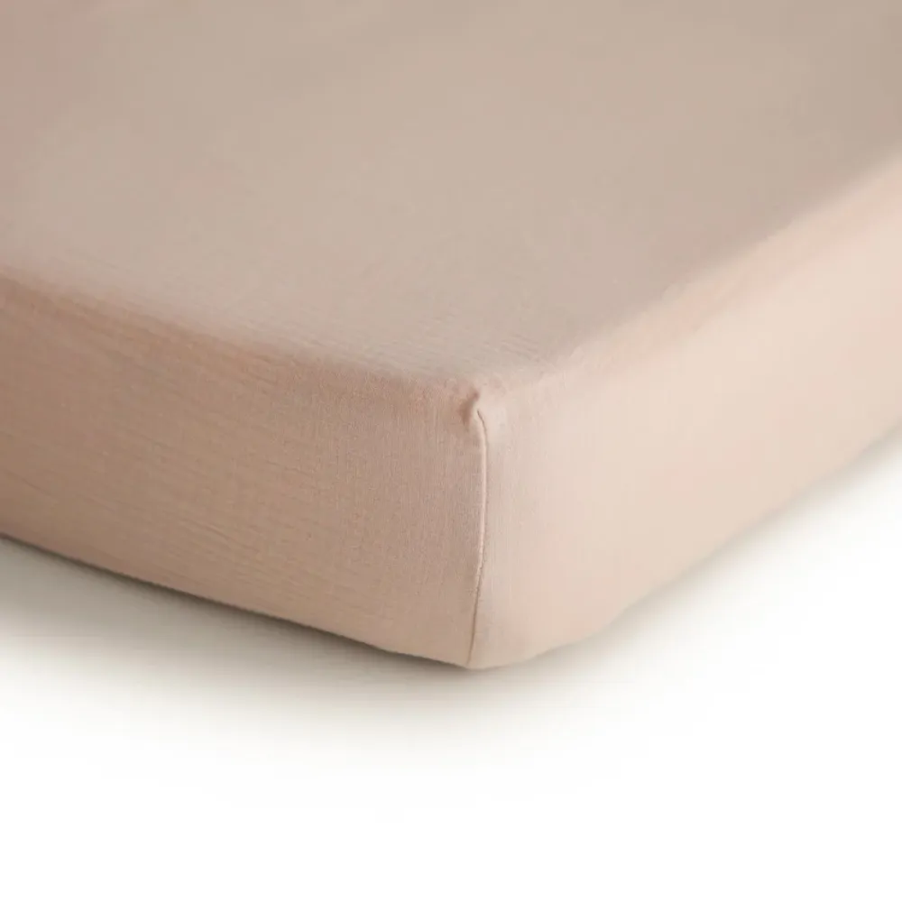 <tc>Mushie</tc> Bettlaken Blush