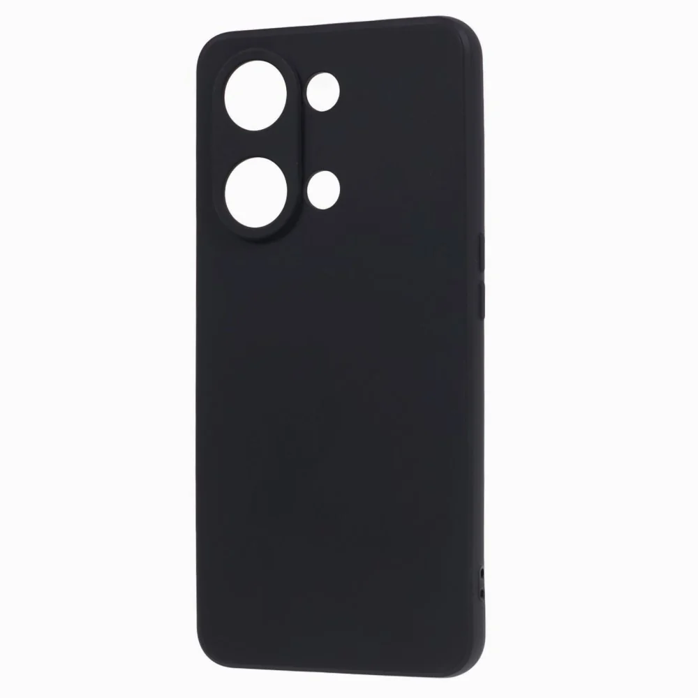 Abgeschrägte, gummierte Anti-Sturz-Hülle für OnePlus Ace 2V / Nord 3 - Schwarz