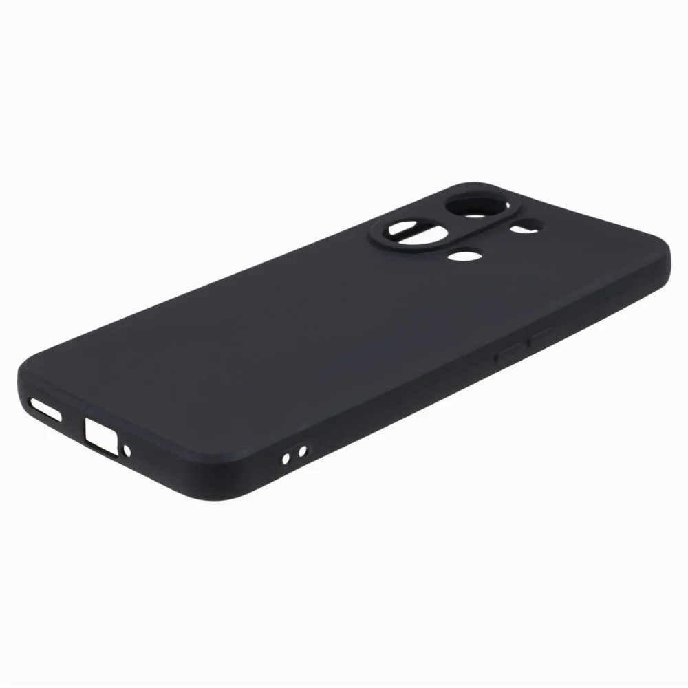 Abgeschrägte, gummierte Anti-Sturz-Hülle für OnePlus Ace 2V / Nord 3 - Schwarz