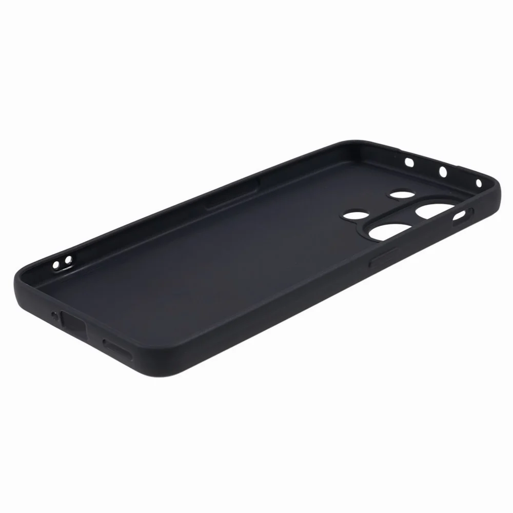 Abgeschrägte, gummierte Anti-Sturz-Hülle für OnePlus Ace 2V / Nord 3 - Schwarz