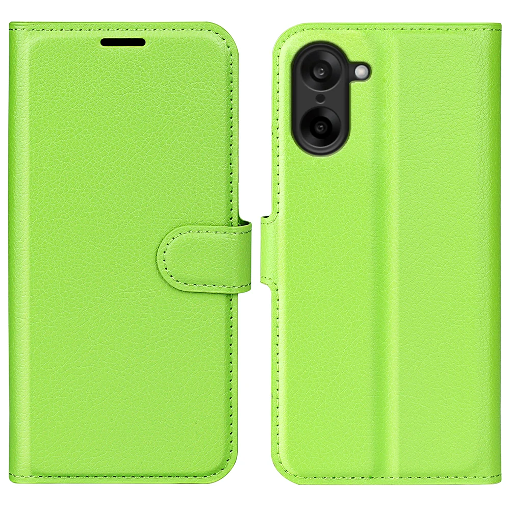 Klassische OnePlus Nord CE5 Flip Hülle - Grün