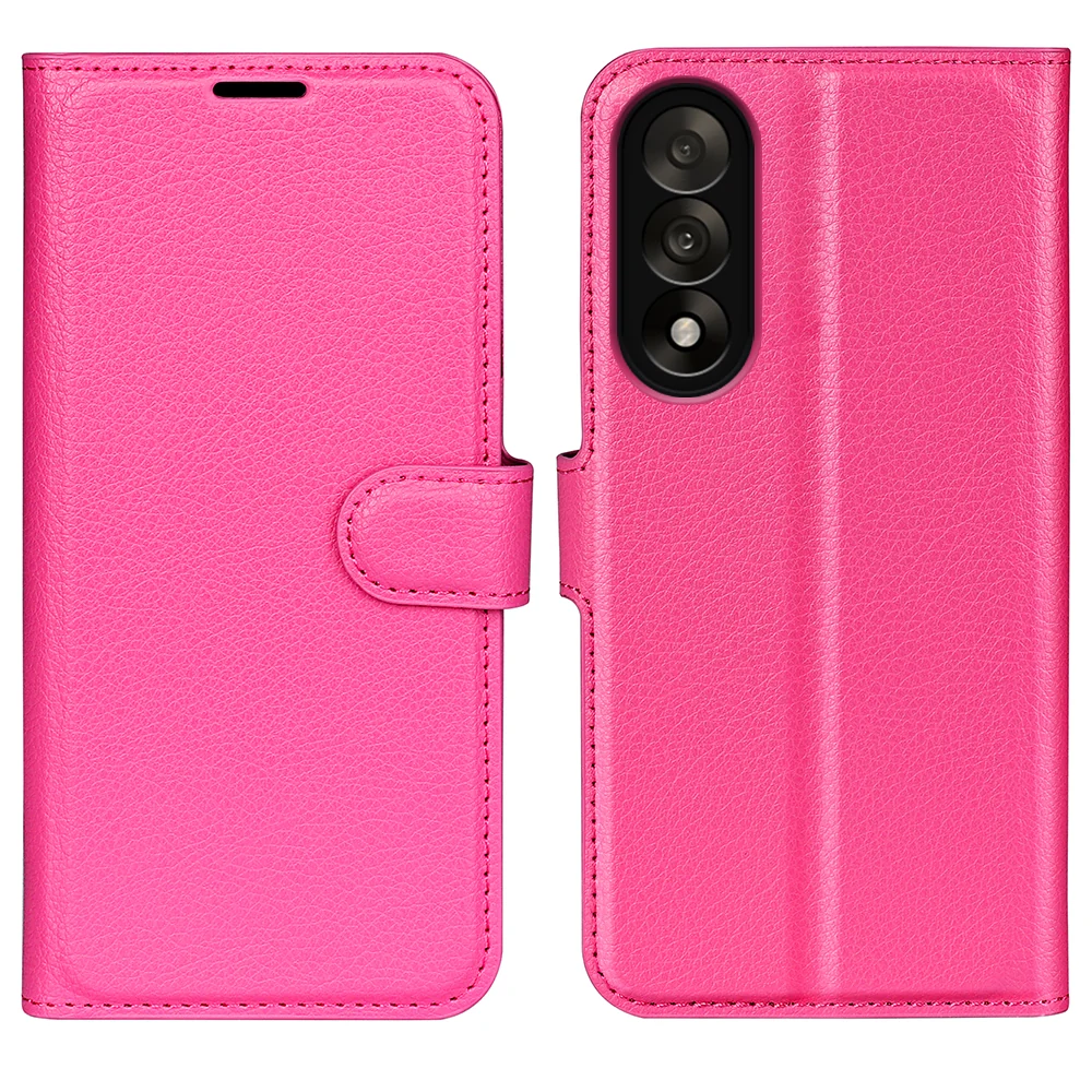 Klassische OnePlus Nord 5 Flip Hülle - Rosenrot