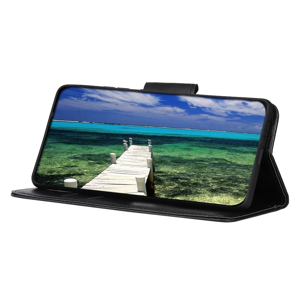 Neptune Leder OnePlus Nord CE 3 Lite / OnePlus Nord N30 Flip hülle - Schwarz
