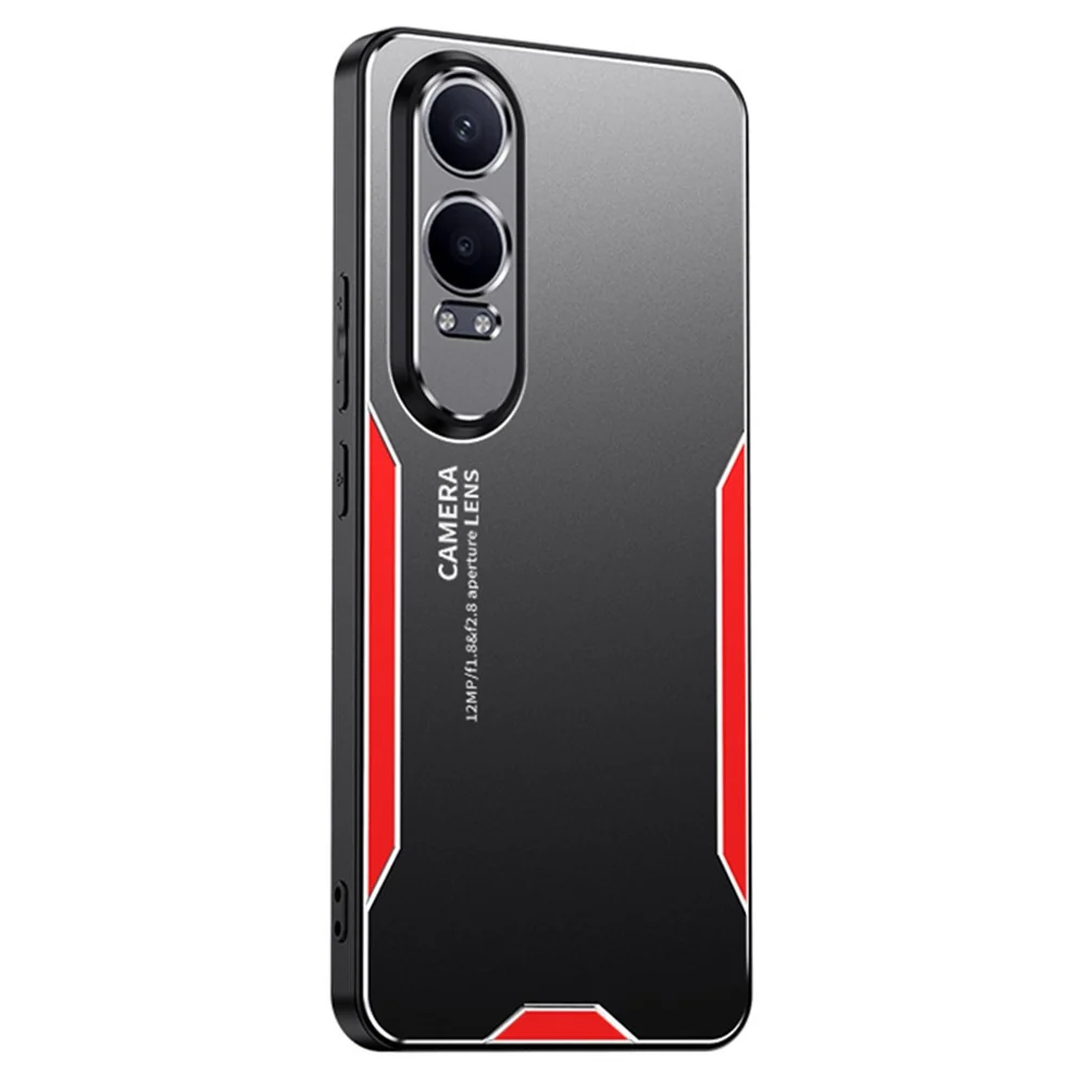 OnePlus Nord CE4 Lite 5G / Oppo K12x 5G (China) Hülle aus Aluminiumlegierung mit komfürtablem Griff - Rot