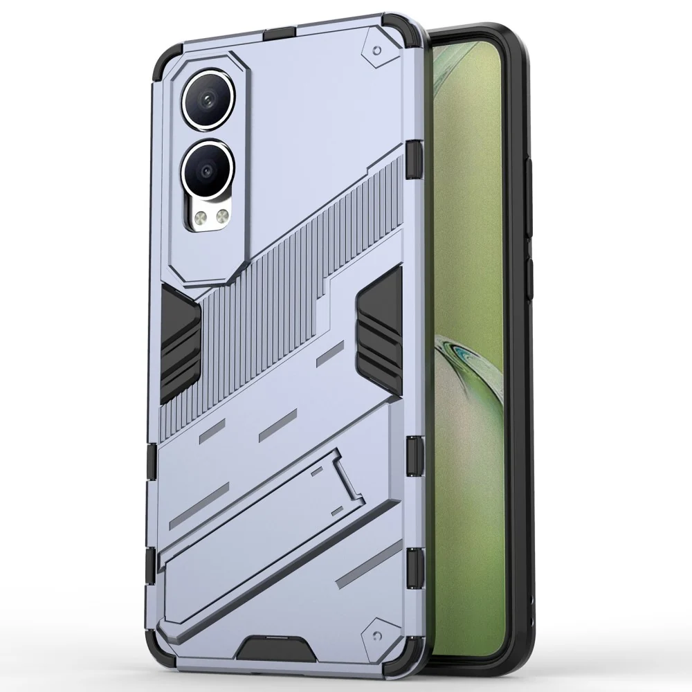 Stoßfestes Hybrid-Cover mit modernem Touch für OnePlus Nord CE4 / Oppo K12x - Dunkelblau