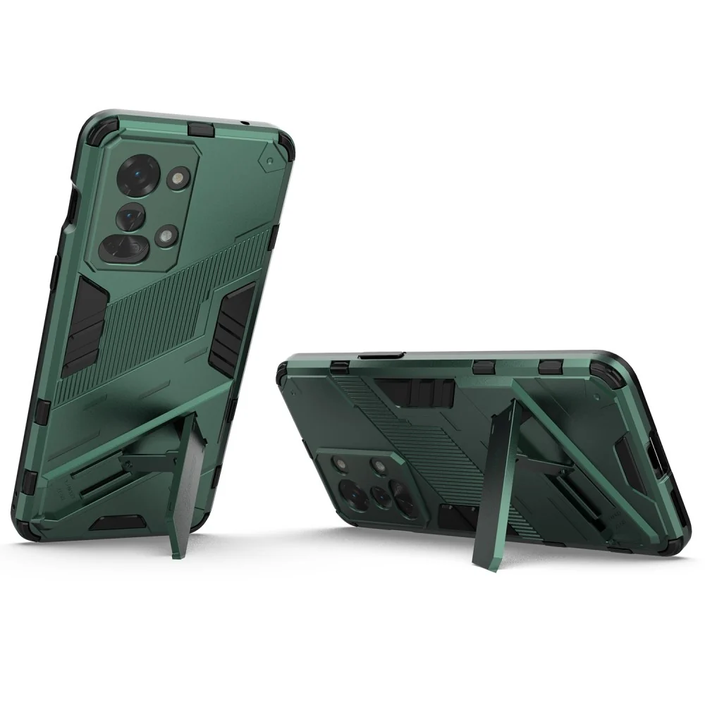 Stoßsichere Hybridhülle für OnePlus Nord 2T - Grün