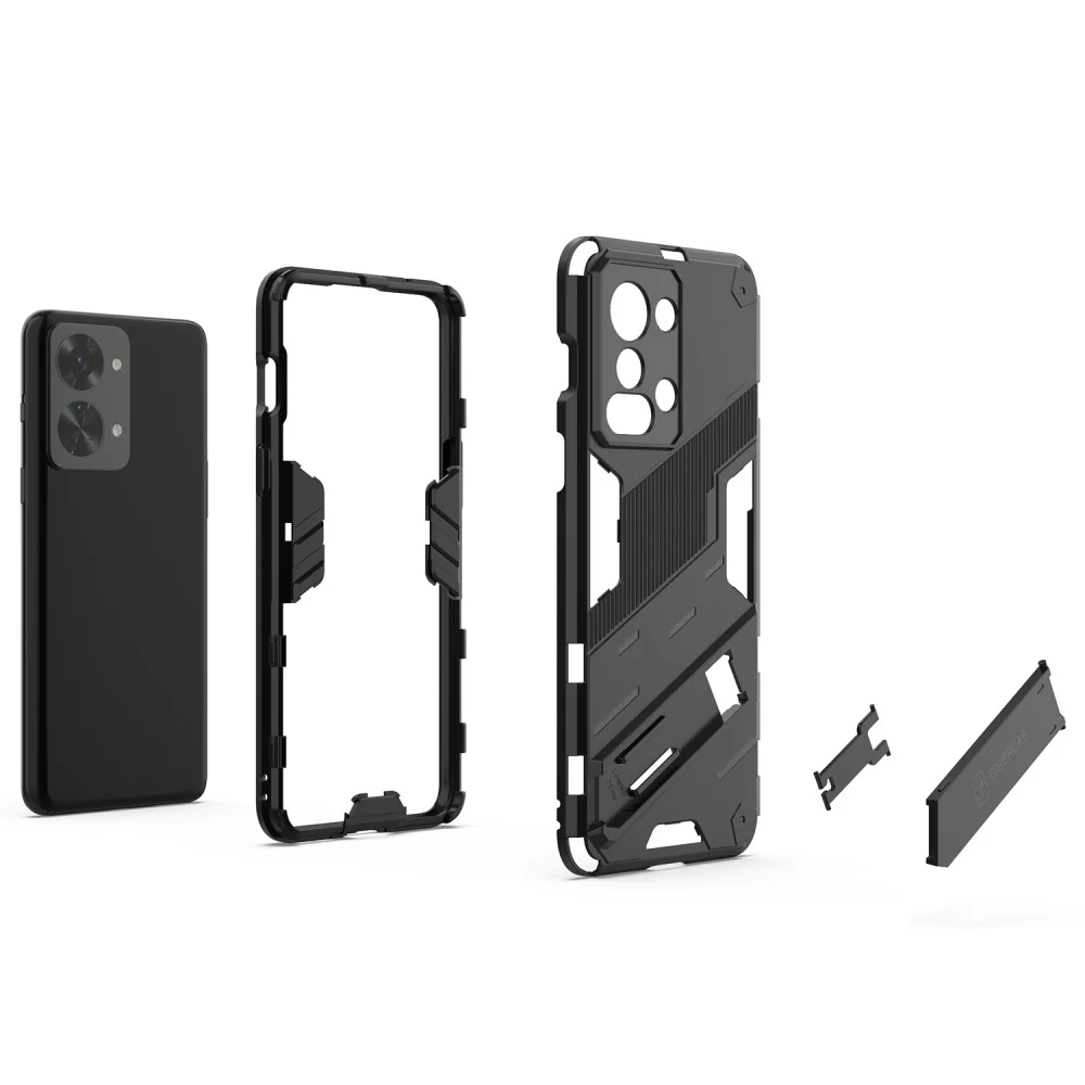 Stoßsichere Hybridhülle für OnePlus Nord 2T - Grün