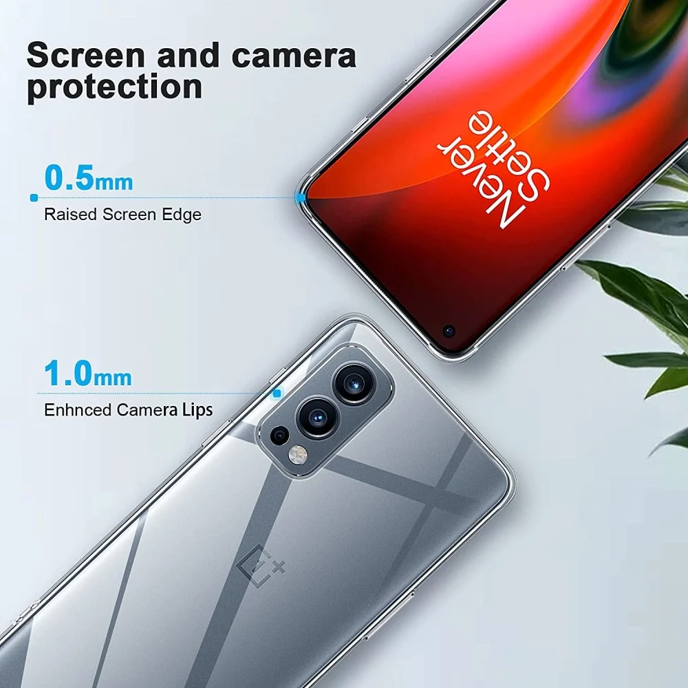 Ultradünne transparente Hülle für OnePlus Nord 2 5G
