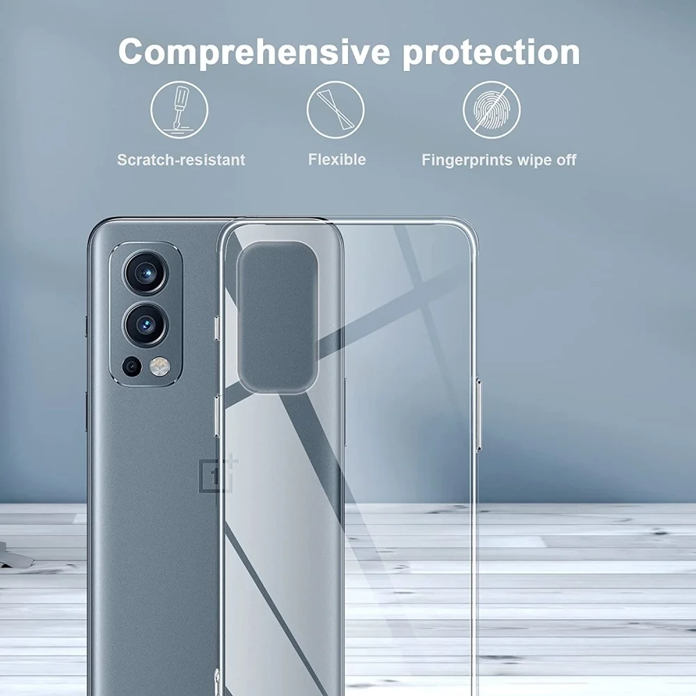 Ultradünne transparente Hülle für OnePlus Nord 2 5G
