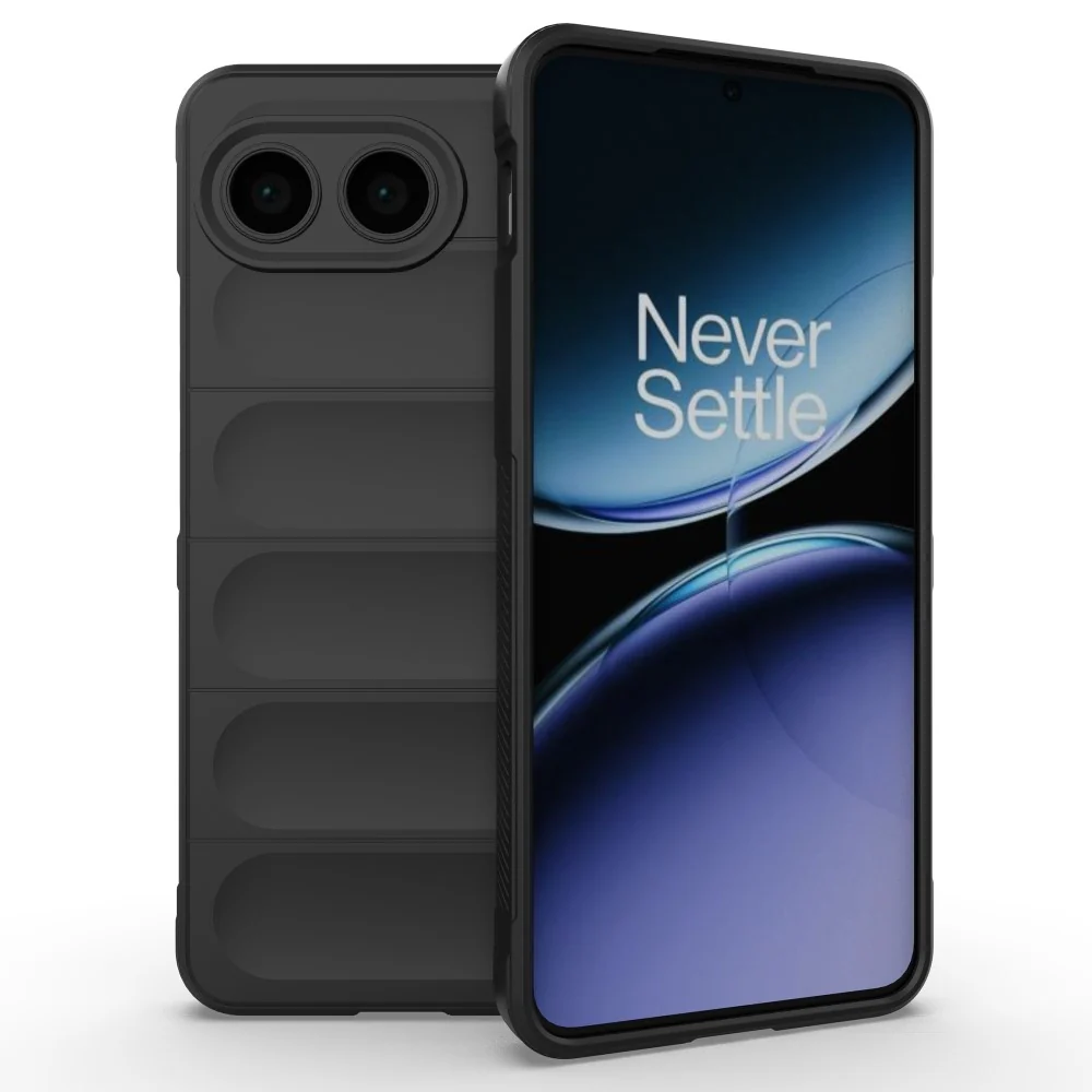 Weiche, griffige Hülle für OnePlus Nord 4 - Schwarz