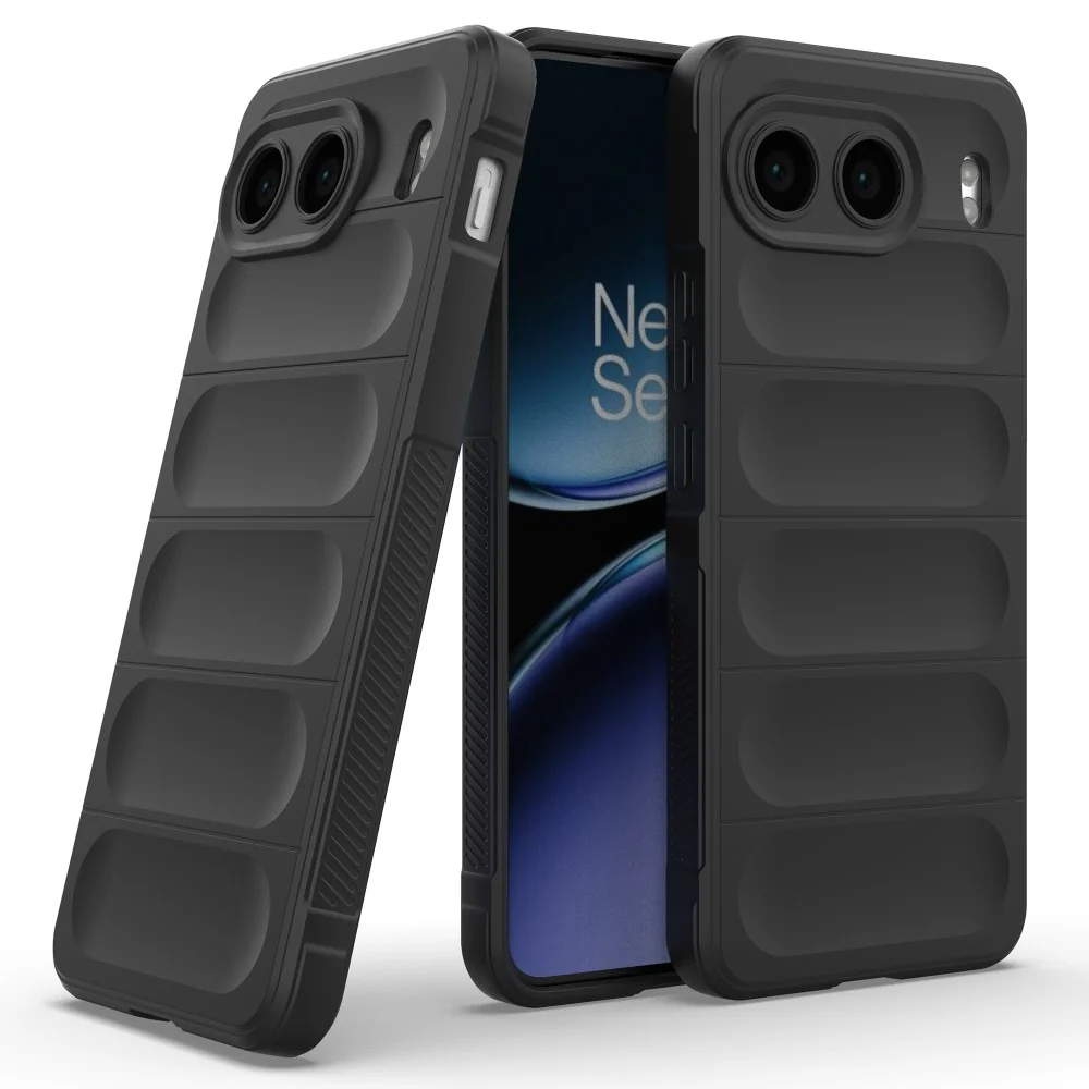 Weiche, griffige Hülle für OnePlus Nord 4 - Schwarz