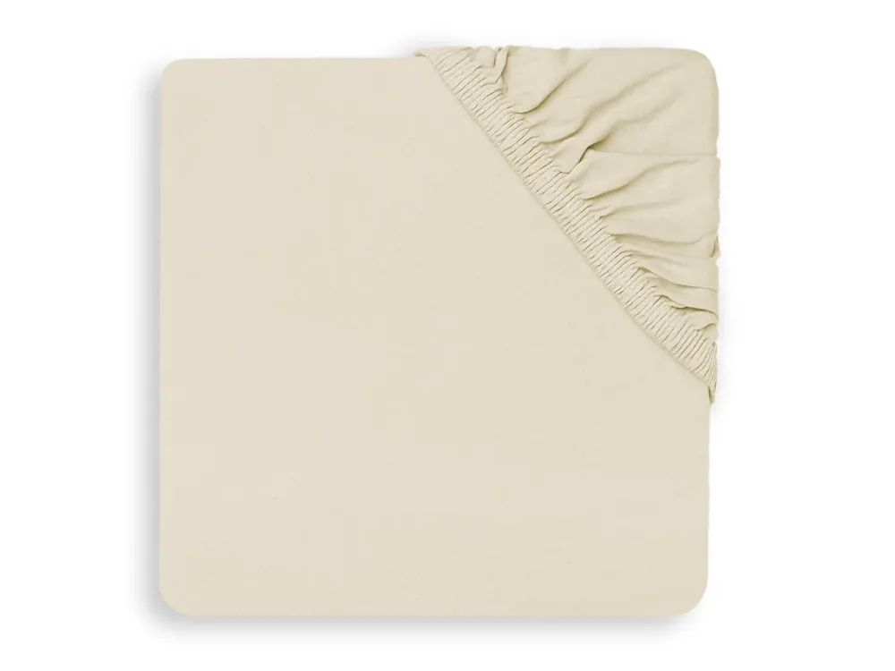 Jollein Spannbettlaken Jersey 40 x 80/90 cm Ivory
