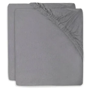 Jollein Spannbettlaken Wiege Jersey 40/50x80/90cm - Storm Grey