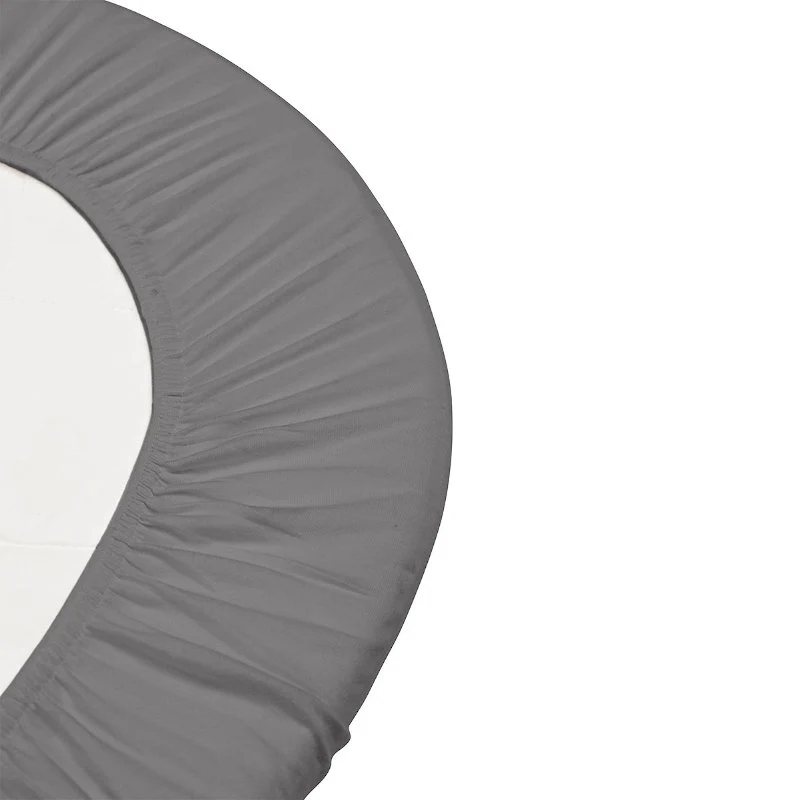 Leander Spannbettlaken für Juniorseng Organic, 2-er-Pack - Cool Grey