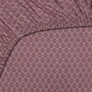 Pip Studio Spannbettlaken Thousand Leaves Mauve 90x200 im Sale