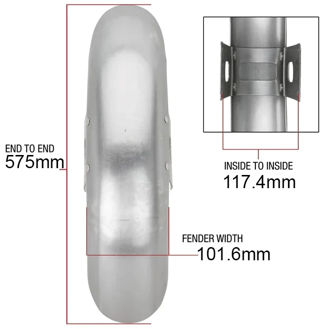 Gerippter schmaler Glide Motorrad Kotflügel vorne 19/21" für Harley XL FX