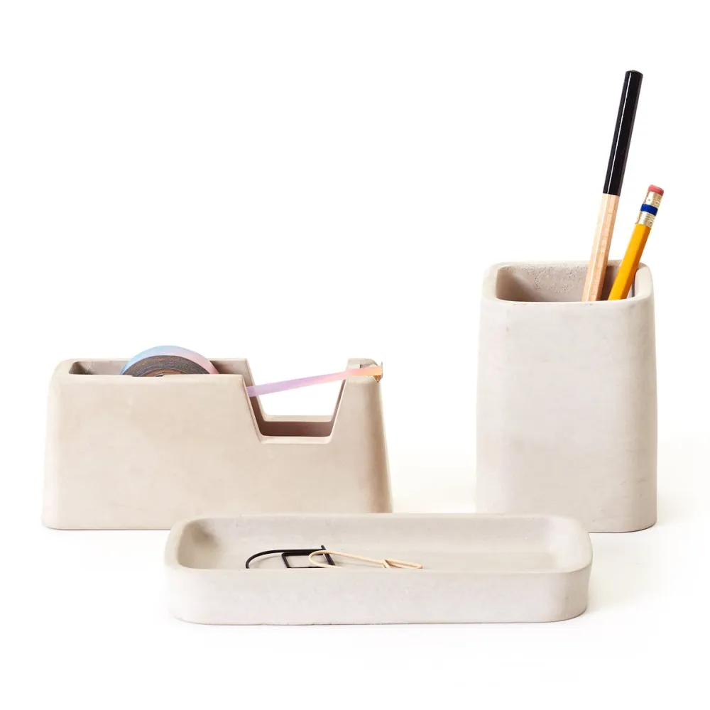 Areaware - Beton Büro-Set (3 tlg.)