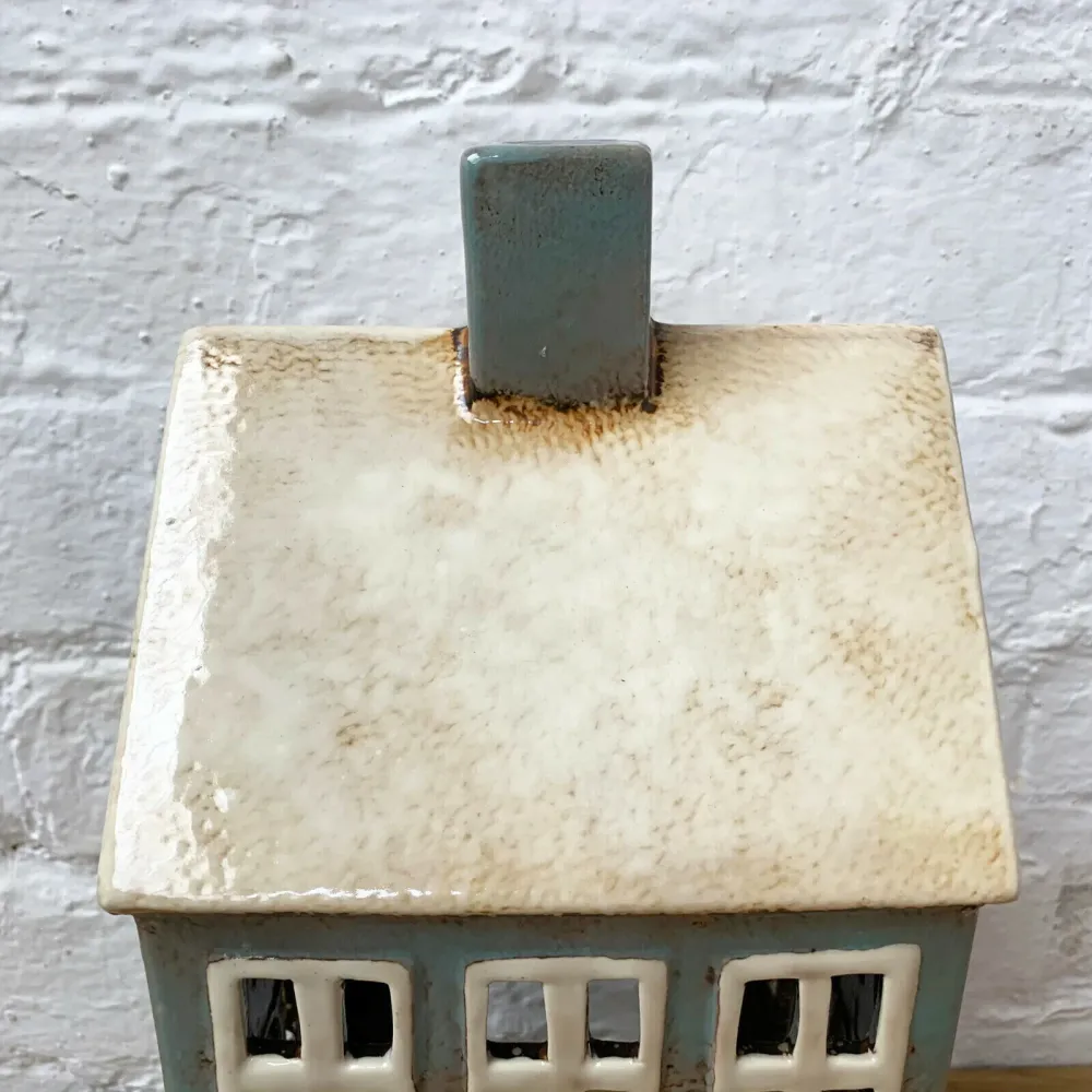 Large Grey House Tealight Holder Darthome Limited