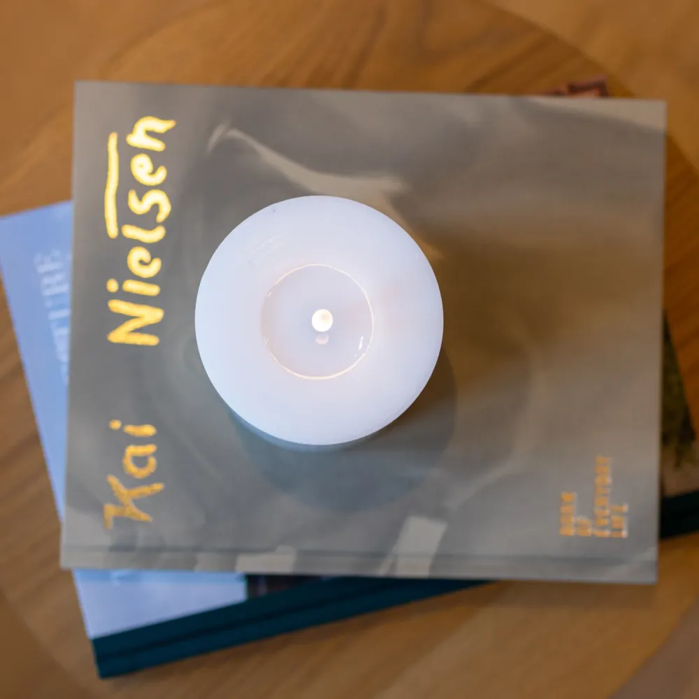 Sia LED Stumpenkerze wiederaufladbar ø 10 x 15 cm