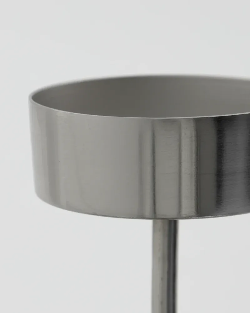Teelichthalter, HDAnit, Silber-Finish