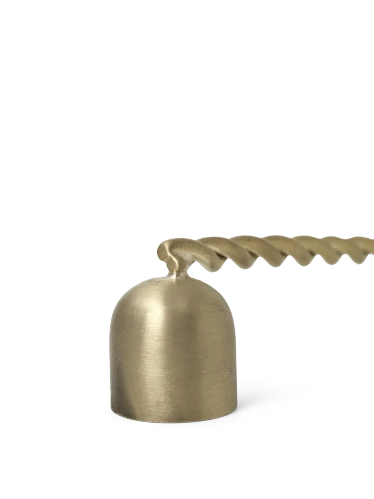 Twist Candle Snuffer - Brass