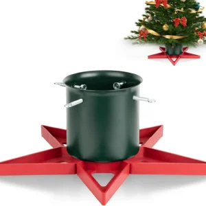PUDO Weihnachtsbaumständer mit Wassertank für Bäume bis 2m