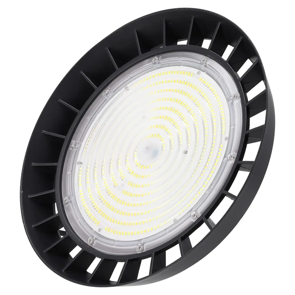 200-W-LED-Hallenleuchte (120–160–200 W), 180 lm/W, dimmbar, LED-Treiber 1–10 V, Philips-Chip, 90° Farbtemperatur