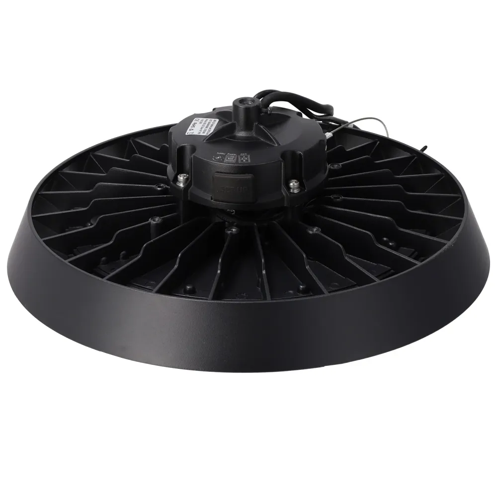 200-W-LED-Hallenleuchte (120–160–200 W), 180 lm/W, dimmbar, LED-Treiber 1–10 V, Philips-Chip, 90° Farbtemperatur