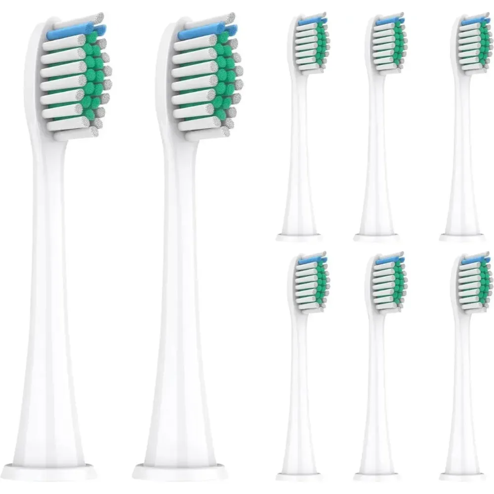 Ersatzbürsten Standard kompatibel mit Philips 8er Pack weiss