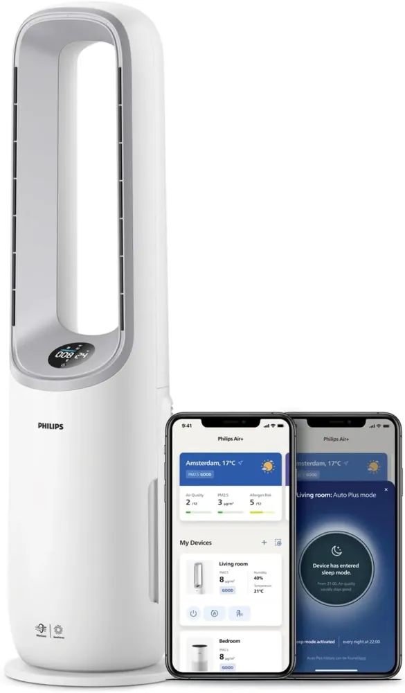 Philips Air Performer AMF765/10, Luftreiniger und Kühlgebläse / Für Räume bis 70 m²