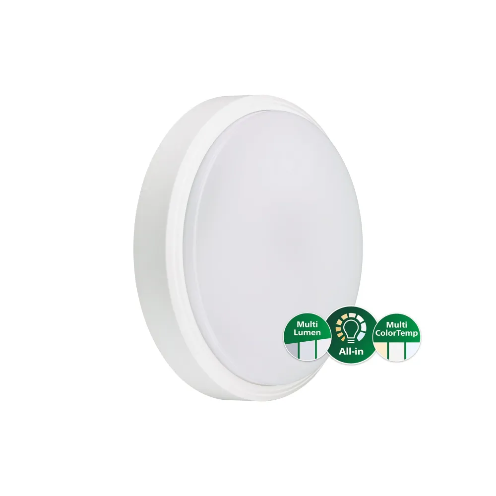 Philips CoreLine | Wandleuchte | 33W | CCT-Schalter | Nicht dimmbar | Wasserdicht