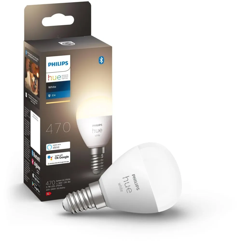 Philips Hue White Luster (E14, 470lm)