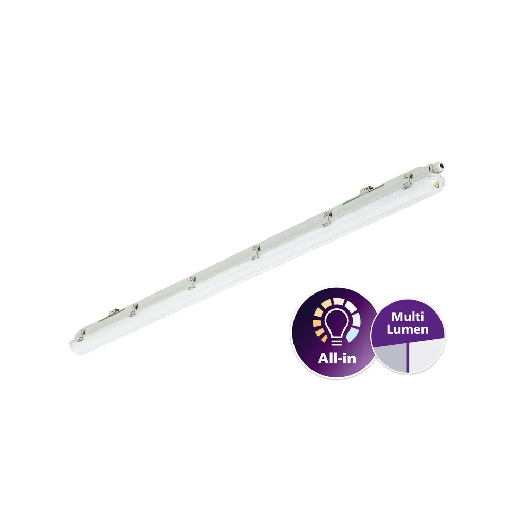Philips Ledinaire | LED-Lichtleiste | 150 cm | 53 W | 4000 K – Naturweiß (840) | IP65 | Nicht dimmbar | mit Durchgangsverd...