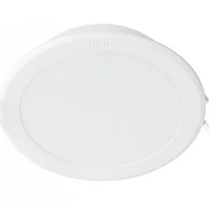 6W PHILIPS Slim LED Einbaustrahler Einbauleuchte MESON Ø 80 mm, 4000K neutralweiß, rund und weiss