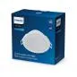 6W PHILIPS Slim LED Einbaustrahler Einbauleuchte MESON Ø 80 mm, 4000K neutralweiß, rund und weiss