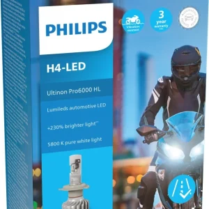 Philips H4 Ultinon Pro6000 HL Moto (mit Straßenzulassung*)-Copy