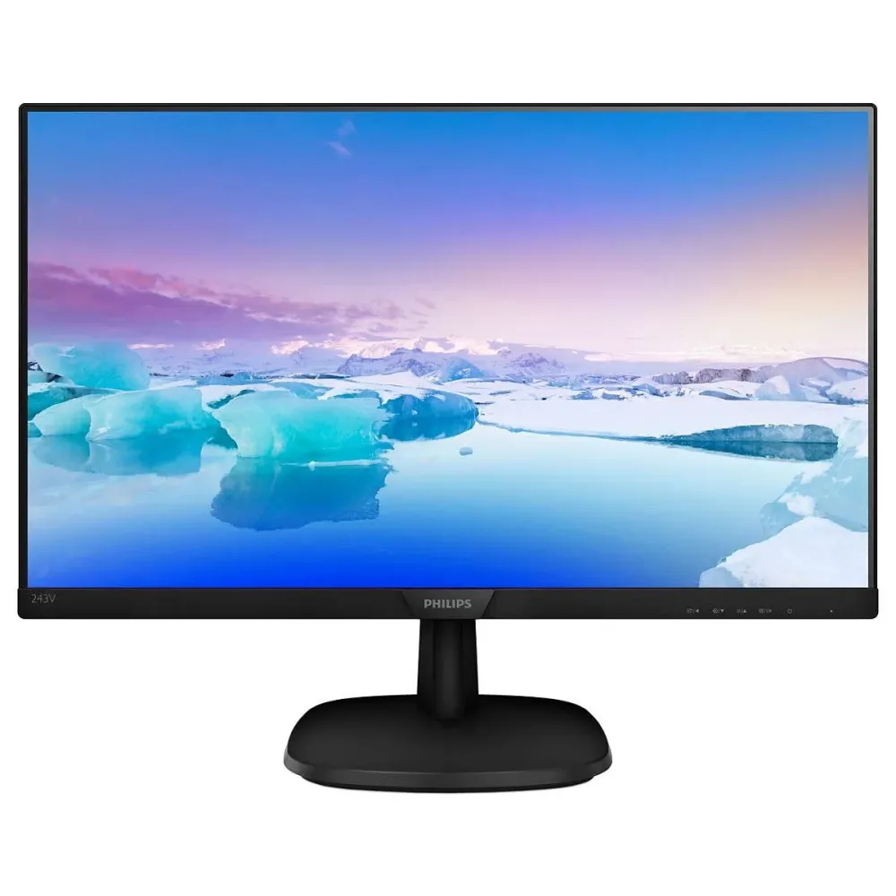 Philips V-Line 243V7QDSB 24 Zoll, 1920 x 1080 (Full HD), DVI, VGA (HD-15), HDMI, 60 Hz