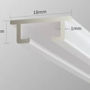 Decken-Vorhangschiene – ultradünnes, geräuscharmes Aluminiumdesign