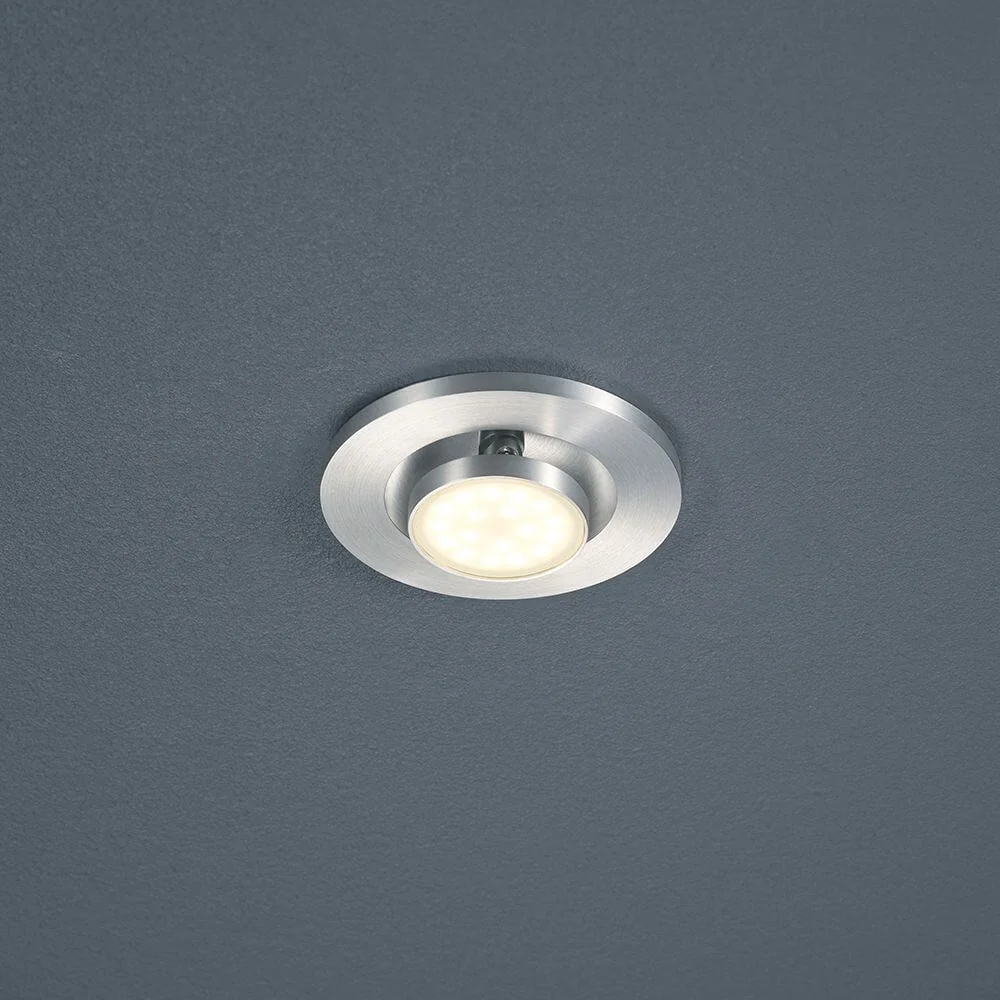 LED Decken-Einbauleuchte Onto Alu-Matt