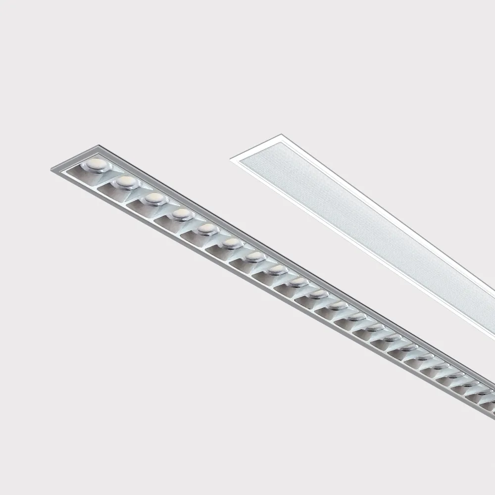 Lightnet - Decken-/Wandleuchte LED-Einbauleuchte LF5AEE-830E-L2075 3000K, silber