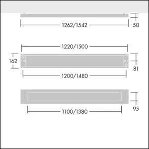 Thorn - Decken-/Wandleuchte LED-Aufputzleuchte PUNCH 3LRO #96635408 940