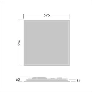 Thorn - Decken-/Wandleuchte LED-Einbauleuchte M625 BETA3 3200 #92936002 830